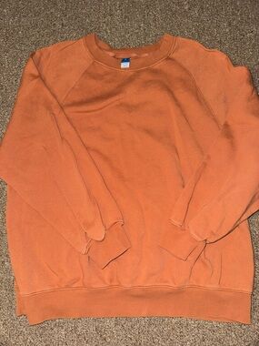Old Navy Rust Orange Crewneck Sweatshirt